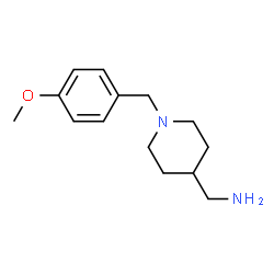 ChemSpider 2D Image | (1-(4-Methoxybenzyl)piperidin-4-yl)methanamine | C14H22N2O
