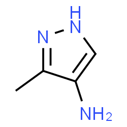 ChemSpider 2D Image | 3-Methyl-1H-pyrazol-4-amine | C4H7N3