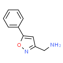 ChemSpider 2D Image | (5-PHENYLISOXAZOL-3-YL)METHYLAMINE | C10H10N2O