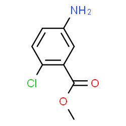 ChemSpider 2D Image | Methyl 5-amino-2-chlorobenzoate | C8H8ClNO2