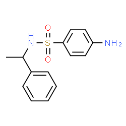 ChemSpider 2D Image | 4-Amino-N-(1-phenylethyl)benzenesulfonamide | C14H16N2O2S