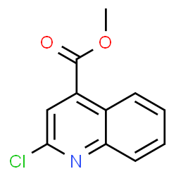 ChemSpider 2D Image | Methyl 2-chloro-4-quinolinecarboxylate | C11H8ClNO2