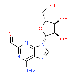 ChemSpider 2D Image | 2-Formyladenosine | C11H13N5O5
