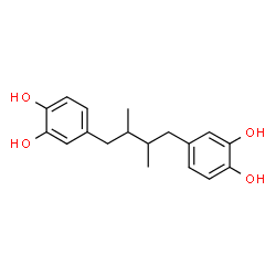 ChemSpider 2D Image | DL-Nordihydroguaiaretic acid | C18H22O4