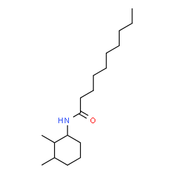 ChemSpider 2D Image | N-(2,3-Dimethylcyclohexyl)decanamide | C18H35NO