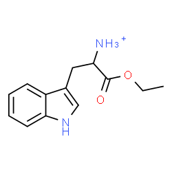 ChemSpider 2D Image | 1-Ethoxy-3-(1H-indol-3-yl)-1-oxo-2-propanaminium | C13H17N2O2