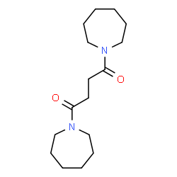ChemSpider 2D Image | 1,4-Di(1-azepanyl)-1,4-butanedione | C16H28N2O2