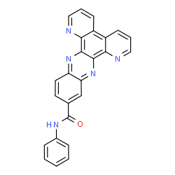 ChemSpider 2D Image | N-Phenyldipyrido[2,3-a:3',2'-c]phenazine-11-carboxamide | C25H15N5O
