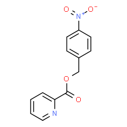 ChemSpider 2D Image | 4-Nitrobenzyl 2-pyridinecarboxylate | C13H10N2O4