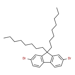 ChemSpider 2D Image | 2,7-dibromo-9,9-dioctylfluorene | C29H40Br2