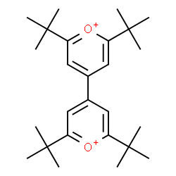 ChemSpider 2D Image | 2,2',6,6'-Tetrakis(2-methyl-2-propanyl)-4,4'-bipyranium | C26H40O2