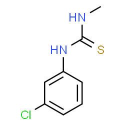 ChemSpider 2D Image | 1-(3-Chlorophenyl)-3-methylthiourea | C8H9ClN2S