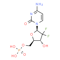ChemSpider 2D Image | GEMCITABINE MONOPHOSPHATE | C9H12F2N3O7P