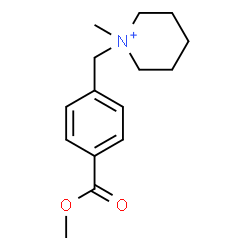 ChemSpider 2D Image | 1-[4-(Methoxycarbonyl)benzyl]-1-methylpiperidinium | C15H22NO2