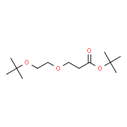 ChemSpider 2D Image | 2-Methyl-2-propanyl 3-{2-[(2-methyl-2-propanyl)oxy]ethoxy}propanoate | C13H26O4