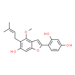 ChemSpider 2D Image | licocoumarone | C20H20O5