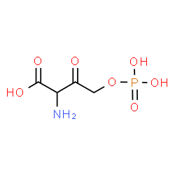 ChemSpider 2D Image | 3-Oxo-O-phosphonohomoserine | C4H8NO7P