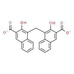 ChemSpider 2D Image | embonate | C23H14O6