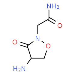 ChemSpider 2D Image | 2-(4-Amino-3-oxo-1,2-oxazolidin-2-yl)acetamide | C5H9N3O3