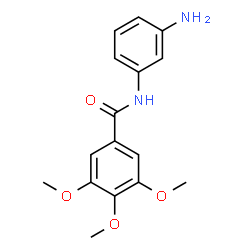 ChemSpider 2D Image | N-(3-Aminophenyl)-3,4,5-trimethoxybenzamide | C16H18N2O4
