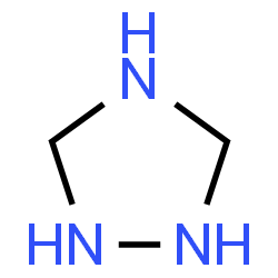 ChemSpider 2D Image | 1,2,4-Triazolidine | C2H7N3