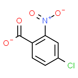 ChemSpider 2D Image | 4-Chloro-2-nitrobenzoate | C7H3ClNO4