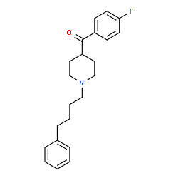 ChemSpider 2D Image | (4-Fluorophenyl)[1-(4-phenylbutyl)-4-piperidinyl]methanone | C22H26FNO