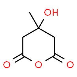ChemSpider 2D Image | 3-hydroxy-3-methylglutaric anhydride | C6H8O4
