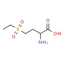ChemSpider 2D Image | 2-Amino-4-(ethylsulfonyl)butanoic acid | C6H13NO4S