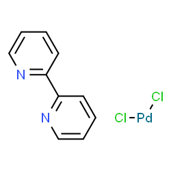 ChemSpider 2D Image | 2,2'-Bipyridylpalladium dichloride | C10H8Cl2N2Pd