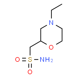 ChemSpider 2D Image | 1-(4-Ethyl-2-morpholinyl)methanesulfonamide | C7H16N2O3S
