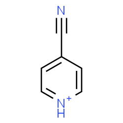 ChemSpider 2D Image | 4-Cyanopyridinium | C6H5N2