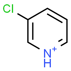 ChemSpider 2D Image | 3-Chloropyridinium | C5H5ClN
