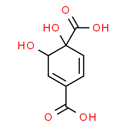 ChemSpider 2D Image | 3,4-Dihydroxy-1,5-cyclohexadiene-1,4-dicarboxylic acid | C8H8O6