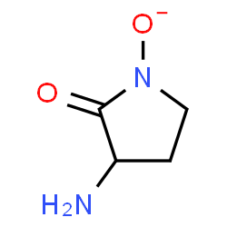 ChemSpider 2D Image | 3-Amino-2-oxo-1-pyrrolidinolate | C4H7N2O2