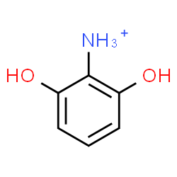 ChemSpider 2D Image | 2,6-Dihydroxyanilinium | C6H8NO2