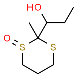 ChemSpider 2D Image | 1-(2-Methyl-1-oxido-1,3-dithian-2-yl)-1-propanol | C8H16O2S2
