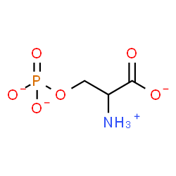 ChemSpider 2D Image | 2-Ammonio-3-(phosphonatooxy)propanoate | C3H6NO6P