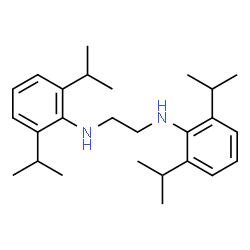 ChemSpider 2D Image | N,N'-Bis(2,6-diisopropylphenyl)ethylenediamine | C26H40N2