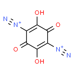 ChemSpider 2D Image | 2,5-Dihydroxy-3,6-dioxo-1,4-cyclohexadiene-1,4-bis(diazonium) | C6H2N4O4