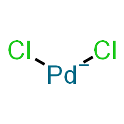 ChemSpider 2D Image | Dichloropalladate(1-) | Cl2Pd