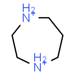 ChemSpider 2D Image | 1,4-Diazepanediium | C5H14N2