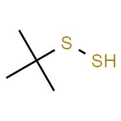 ChemSpider 2D Image | 2-Methyl-2-propanyl hydrodisulfide | C4H10S2