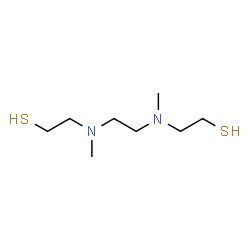 ChemSpider 2D Image | 2,2'-[1,2-Ethanediylbis(methylimino)]diethanethiol | C8H20N2S2