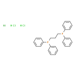 ChemSpider 2D Image | 1,3-Propanediylbis(diphenylphosphine) - nickel hydrochloride (1:1:2) | C27H28Cl2NiP2