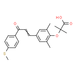 ChemSpider 2D Image | Elafibranor | C22H24O4S