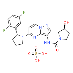 ChemSpider 2D Image | Larotrectinib sulfate | C21H24F2N6O6S