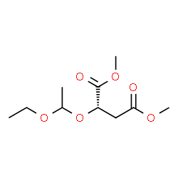 ChemSpider 2D Image | Dimethyl (2S)-2-(1-ethoxyethoxy)succinate | C10H18O6