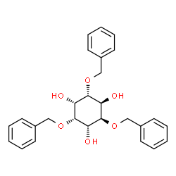 ChemSpider 2D Image | 2,4,6-Tris(benzyloxy)-1,3,5-cyclohexanetriol | C27H30O6