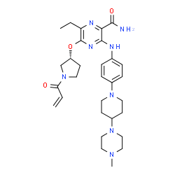 ChemSpider 2D Image | naquotinib | C30H42N8O3